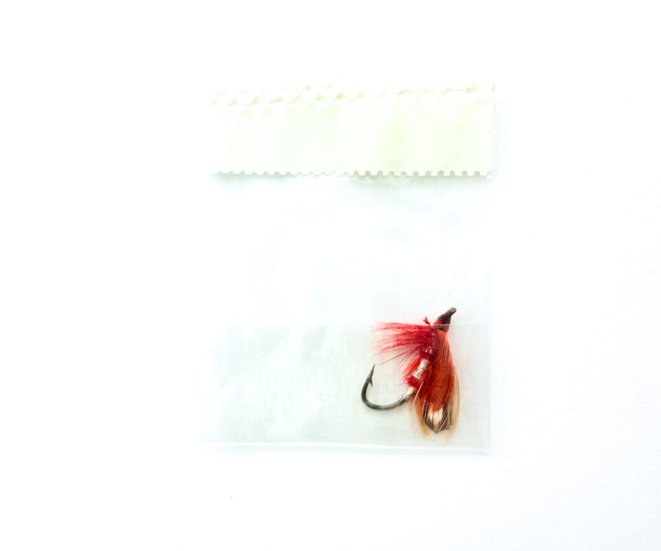 Alternative view of Hardy of Alnwick, Redy Sandy, Fully Dressed Salmon Fly 8 (Unused, In Original Sealed Packet, c.1960s)