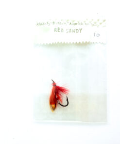 Hardy of Alnwick, Red Sandy, Fully Dressed Salmon Fly 10 (Unused, In Original Sealed Packet, c.1960s)