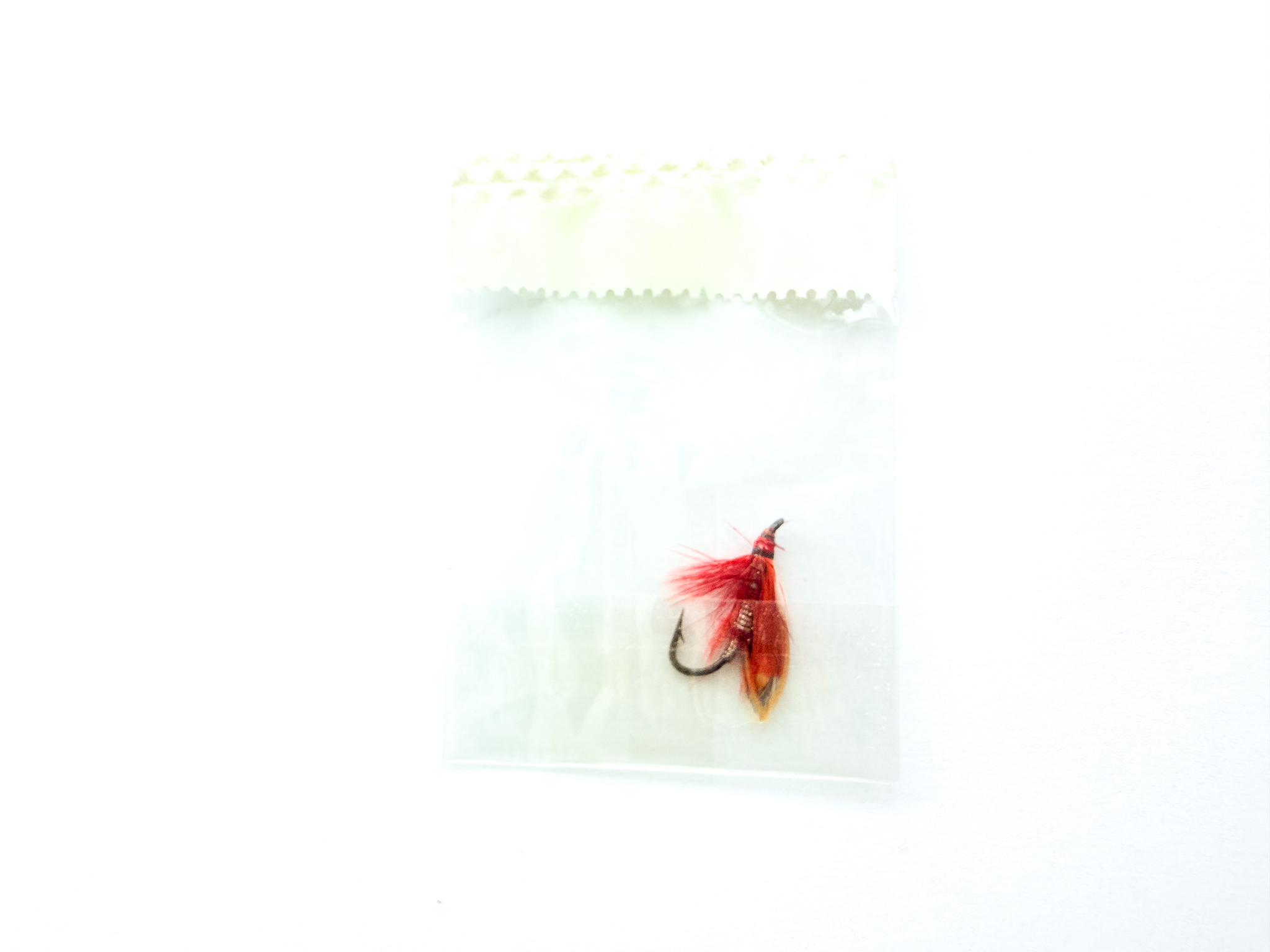 Hardy of Alnwick, Red Sandy, Fully Dressed Salmon Fly 10 (Unused, In Original Sealed Packet, c.1960s) - Image 2