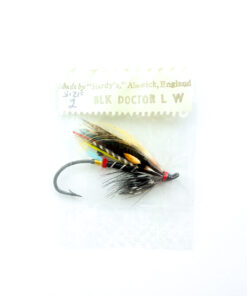 Hardy of Alnwick, Black Doctor (LW), Fully Dressed Salmon Fly 2 (Unused, c.1960s)