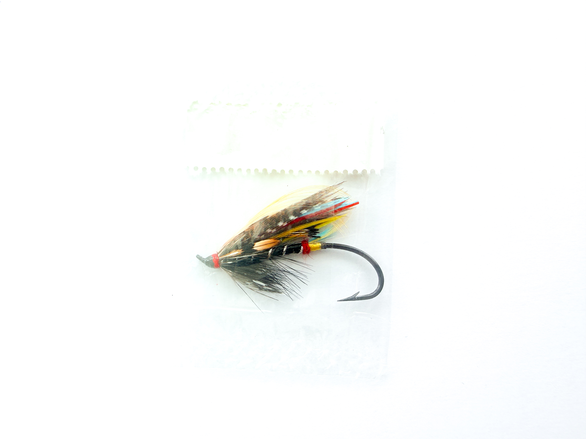 Hardy of Alnwick, Black Doctor (LW), Fully Dressed Salmon Fly 2 (Unused, c.1960s) - Image 2