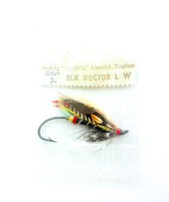 Hardy of Alnwick, Black Doctor (LW), Fully Dressed Salmon Fly 2 (Unused, c.1960s)