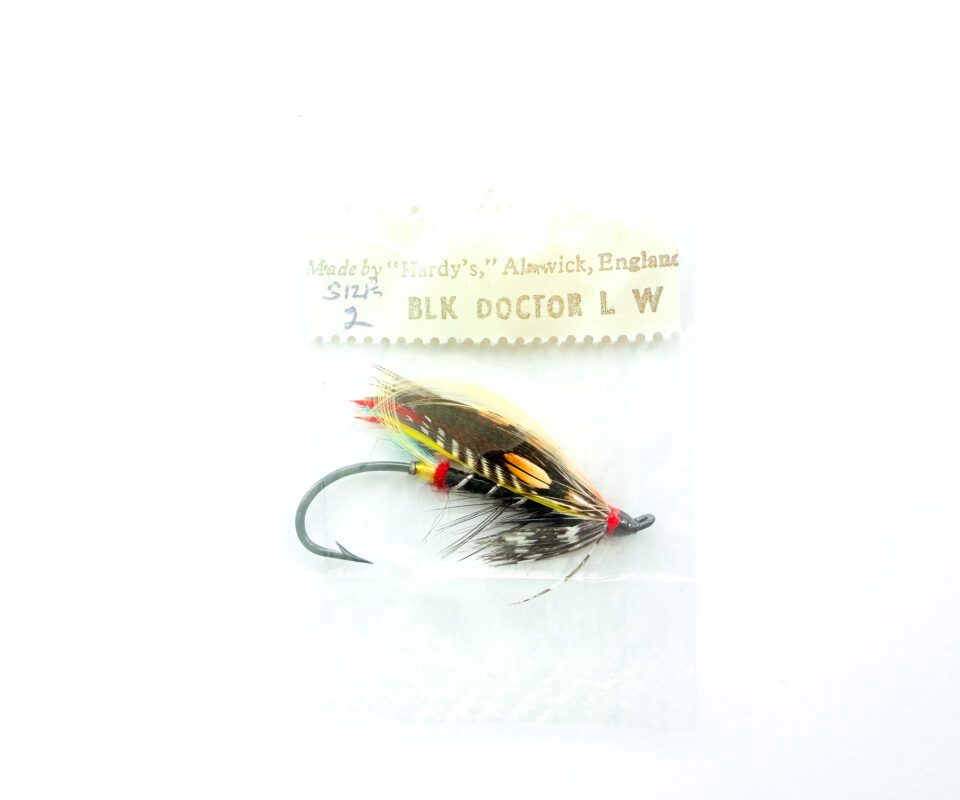 Hardy of Alnwick, Black Doctor (LW), Fully Dressed Salmon Fly 2 (Unused, c.1960s)