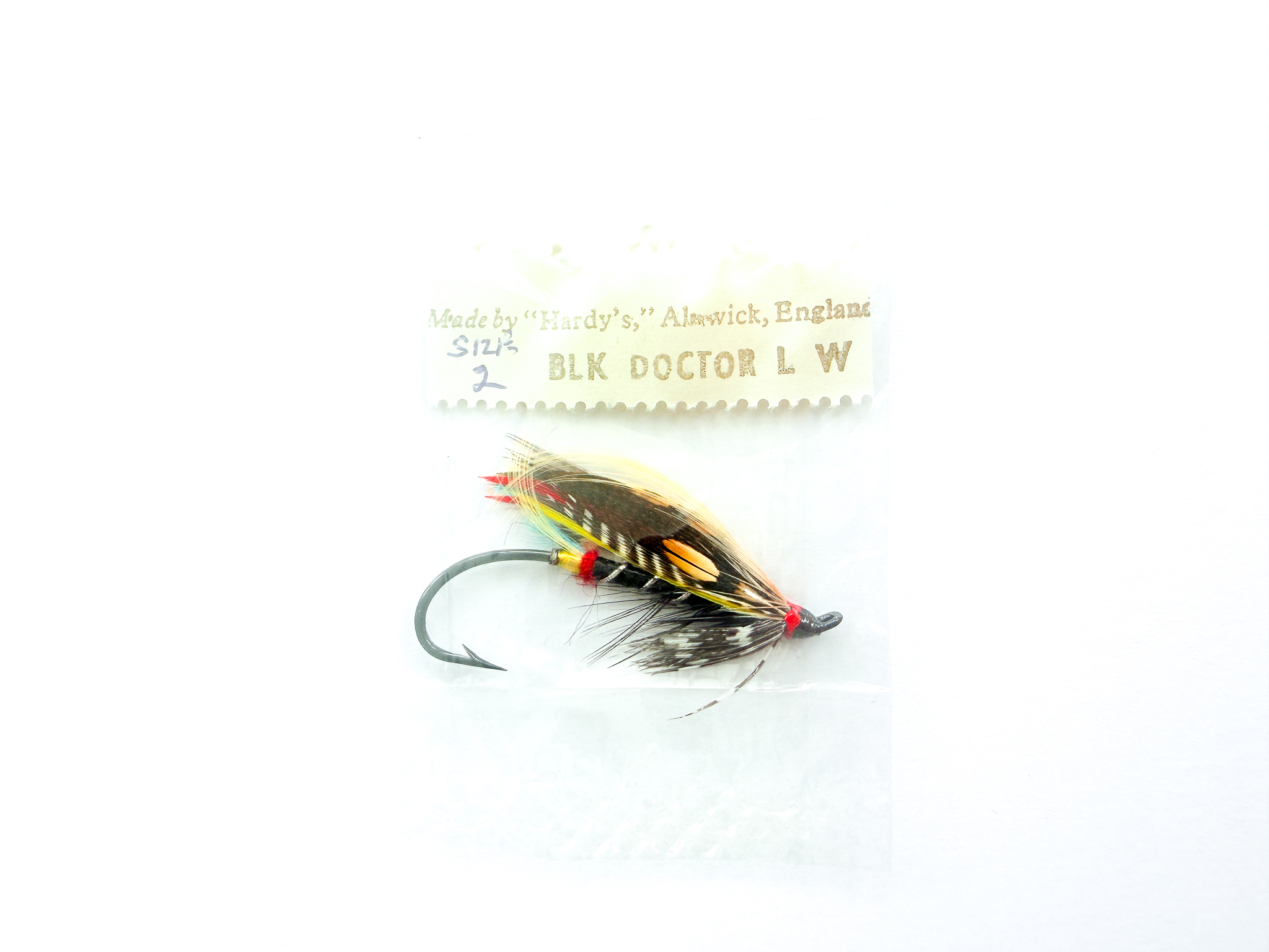 Hardy of Alnwick, Black Doctor (LW), Fully Dressed Salmon Fly 2 (Unused, c.1960s)