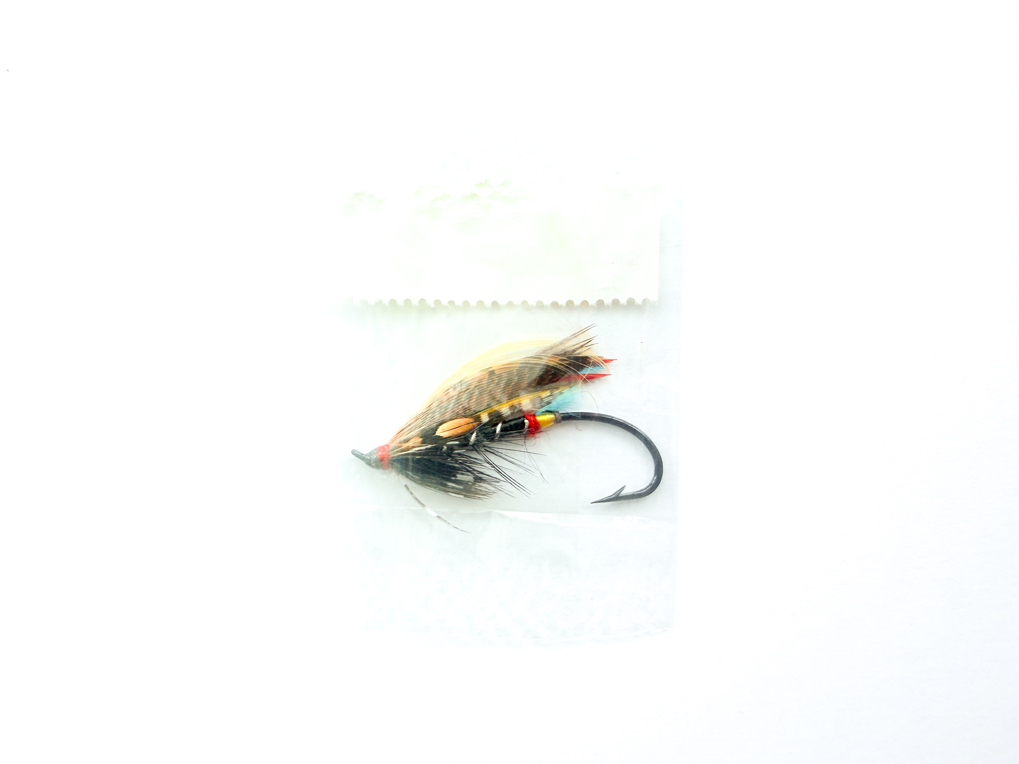 Hardy of Alnwick, Black Doctor (LW), Fully Dressed Salmon Fly 2 (Unused, c.1960s) - Image 2