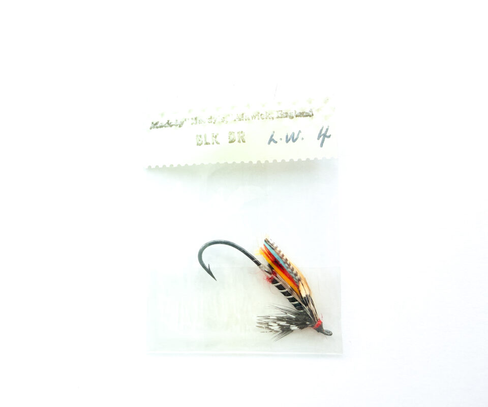 Hardy of Alnwick, Black Doctor (LW), Fully Dressed Salmon Fly 4 (Unused, c.1960s)