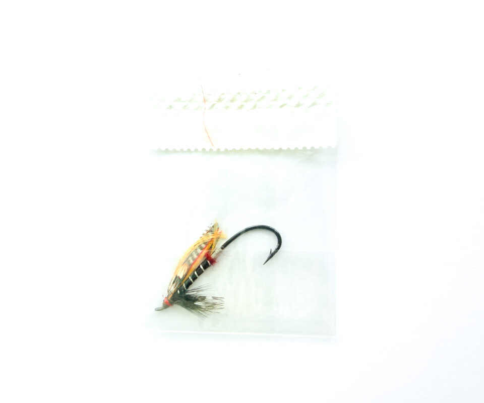 Alternative view of Hardy of Alnwick, Black Doctor (LW), Fully Dressed Salmon Fly 4 (Unused, c.1960s)