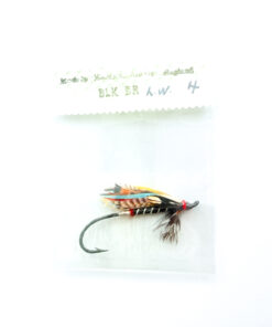 Hardy of Alnwick, Black Doctor (LW), Fully Dressed Salmon Fly 4 (Unused, c.1960s)