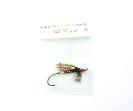 Hardy of Alnwick, Black Doctor (LW), Fully Dressed Salmon Fly 4 (Unused, c.1960s)