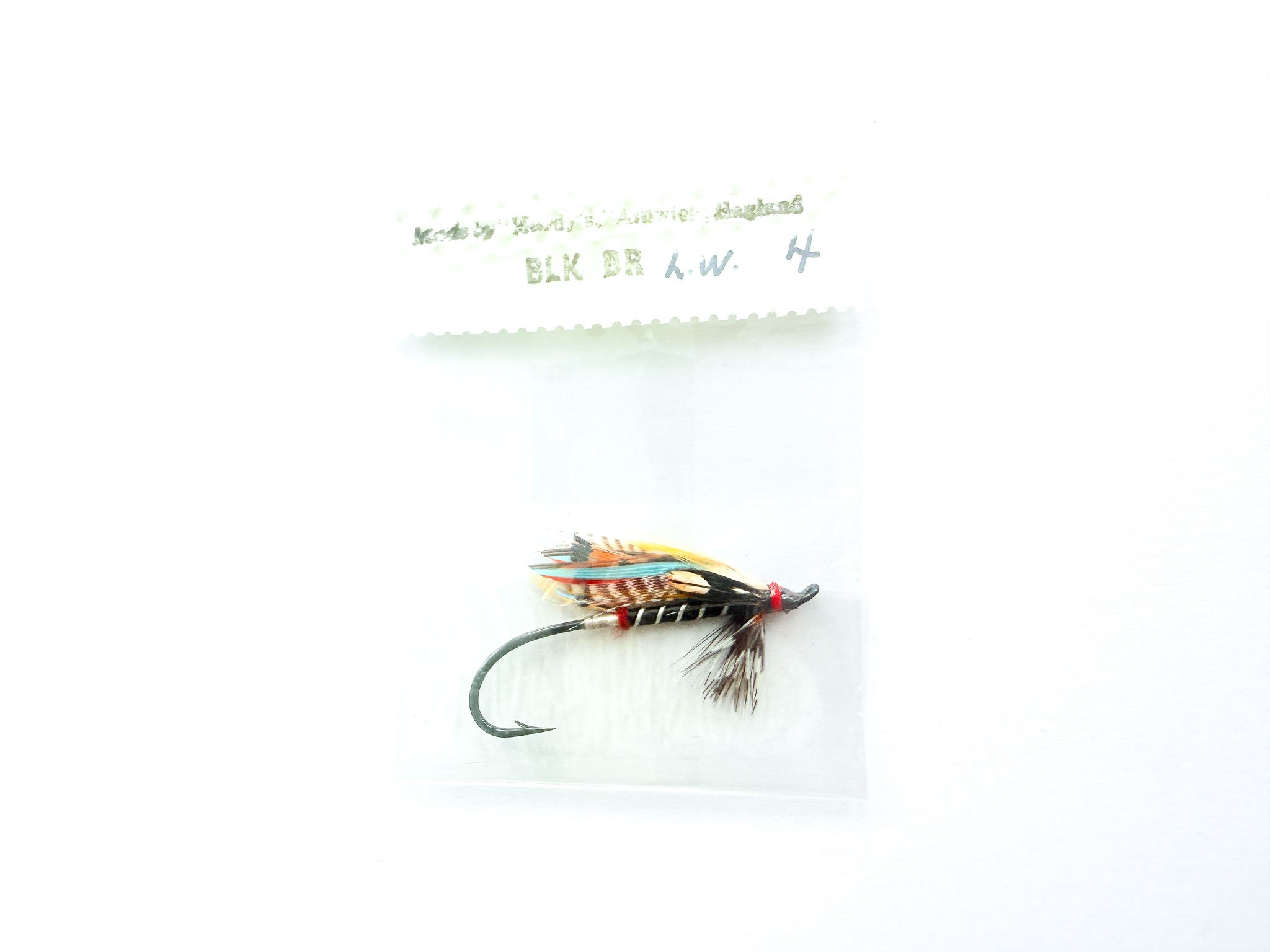 Hardy of Alnwick, Black Doctor (LW), Fully Dressed Salmon Fly 4 (Unused, c.1960s)