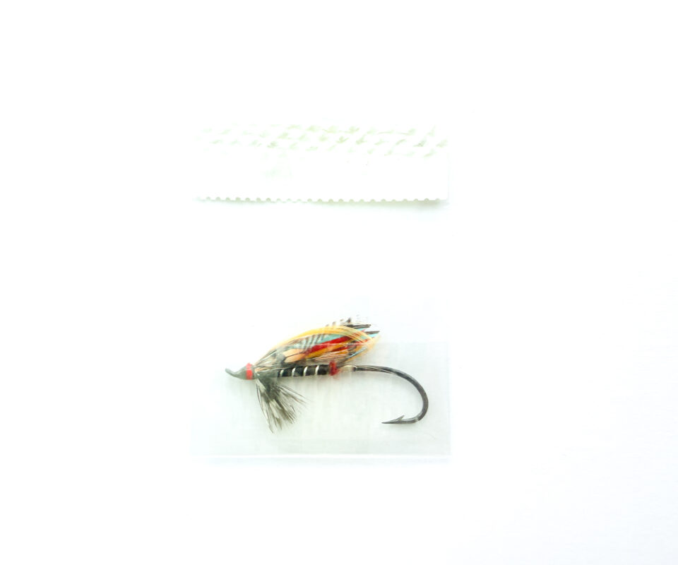 Alternative view of Hardy of Alnwick, Black Doctor (LW), Fully Dressed Salmon Fly 4 (Unused, c.1960s)