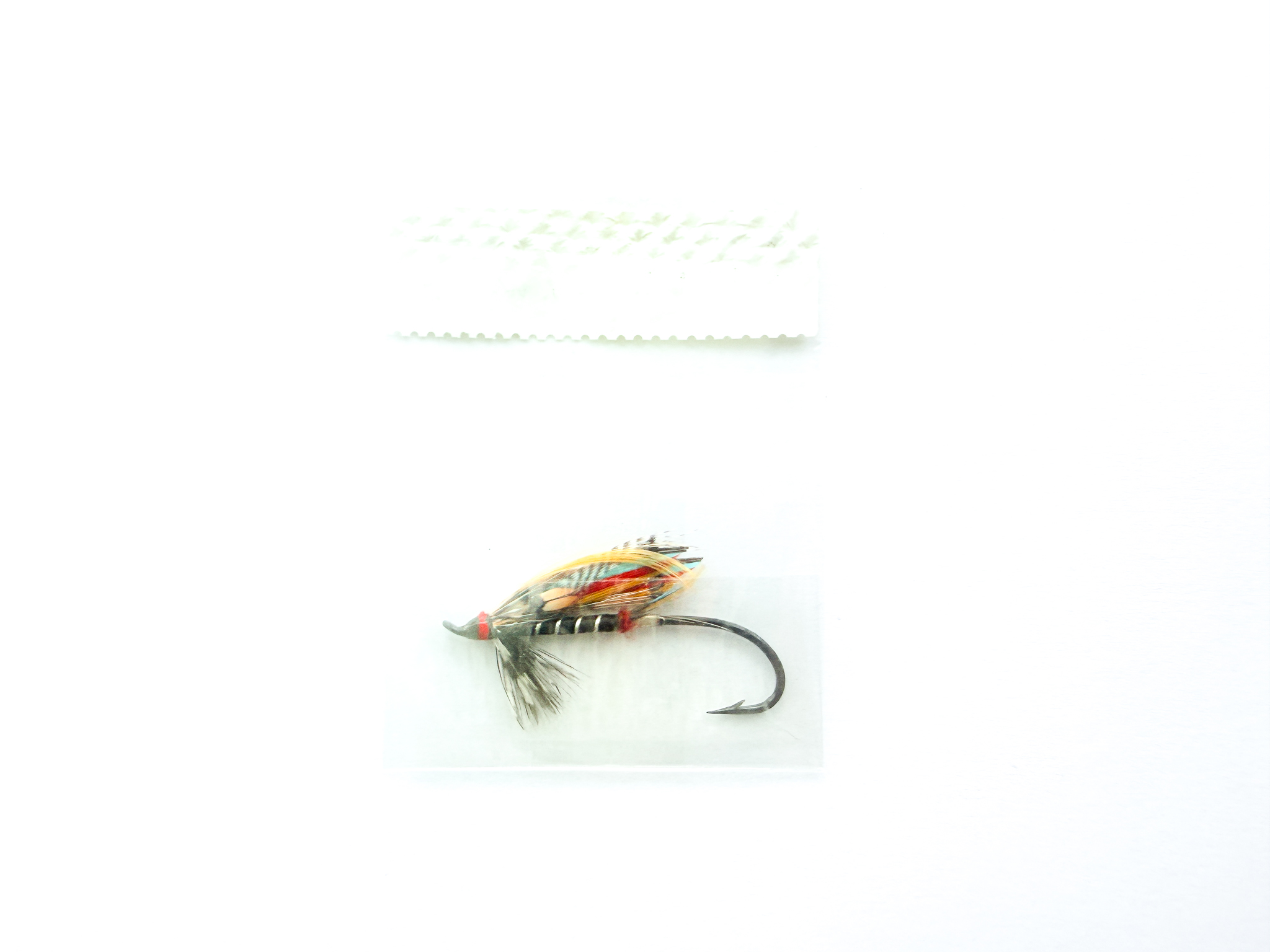 Hardy of Alnwick, Black Doctor (LW), Fully Dressed Salmon Fly 4 (Unused, c.1960s) - Image 2