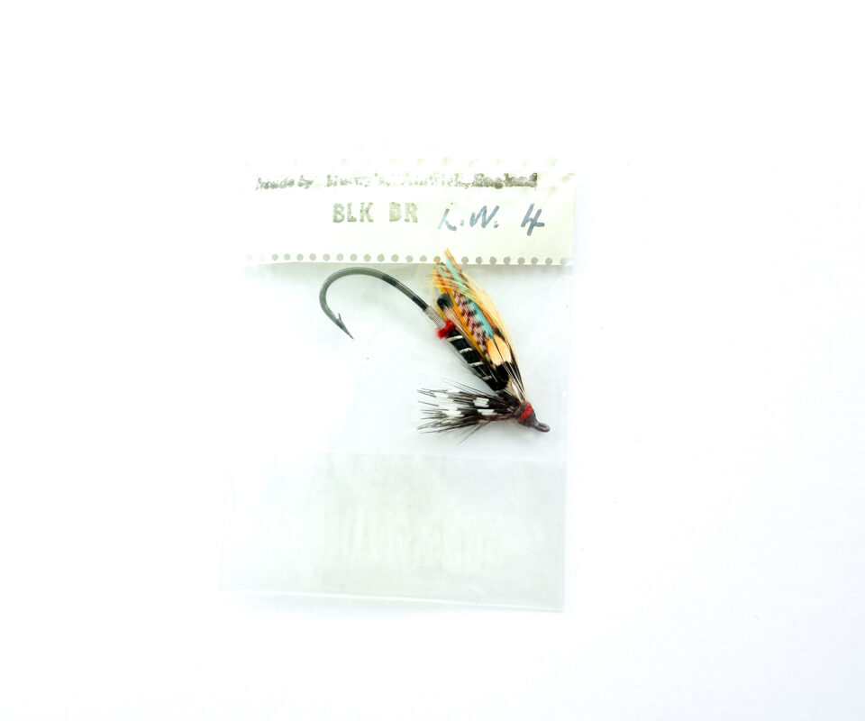 Hardy of Alnwick, Black Doctor (LW), Fully Dressed Salmon Fly 4 (Unused, c.1960s)