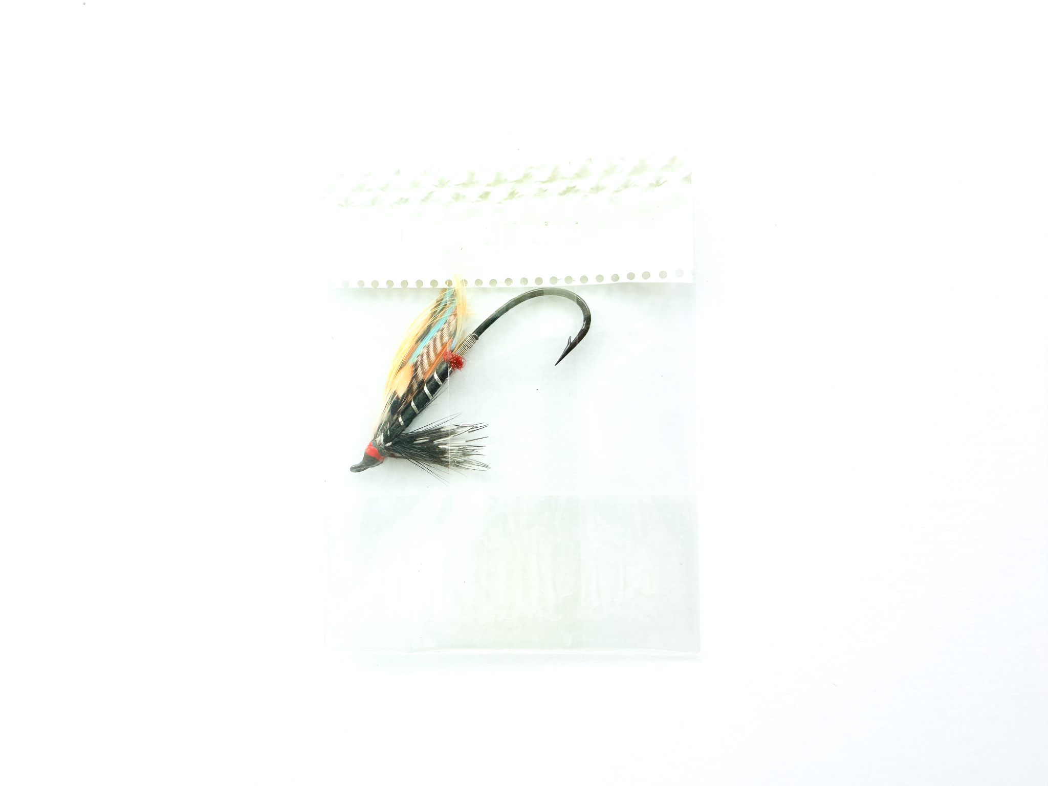 Hardy of Alnwick, Black Doctor (LW), Fully Dressed Salmon Fly 4 (Unused, c.1960s) - Image 2