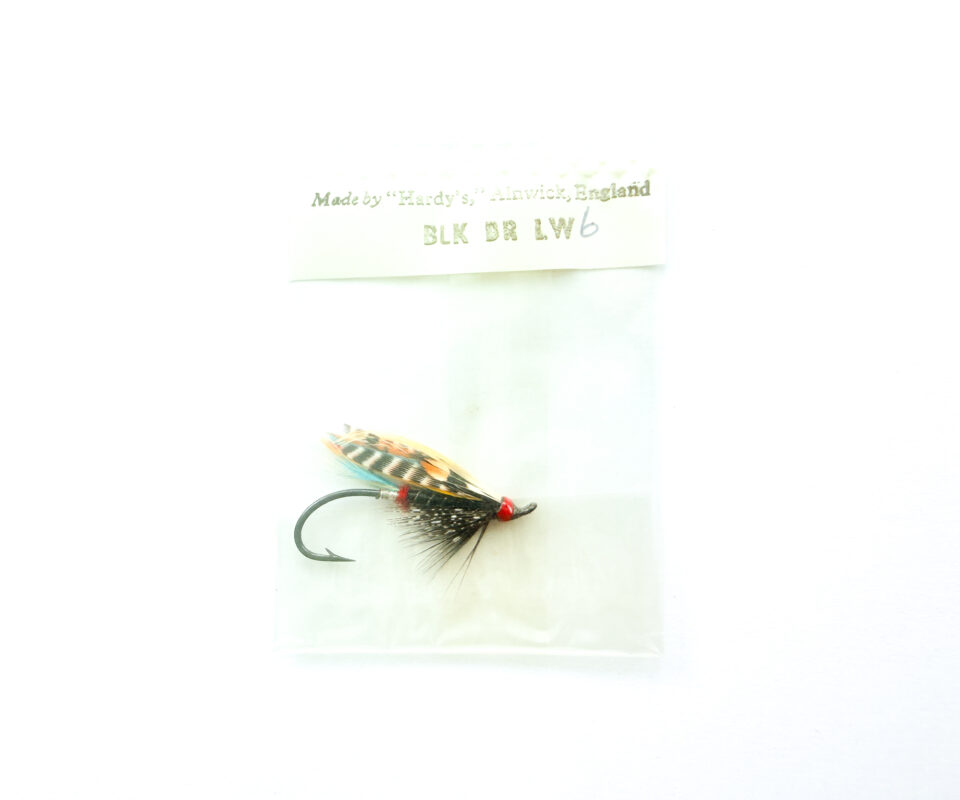 Hardy of Alnwick, Black Doctor (LW), Fully Dressed Salmon Fly 6 (Unused, c.1960s)