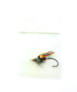 Alternative view of Hardy of Alnwick, Black Doctor (LW), Fully Dressed Salmon Fly 6 (Unused, c.1960s)