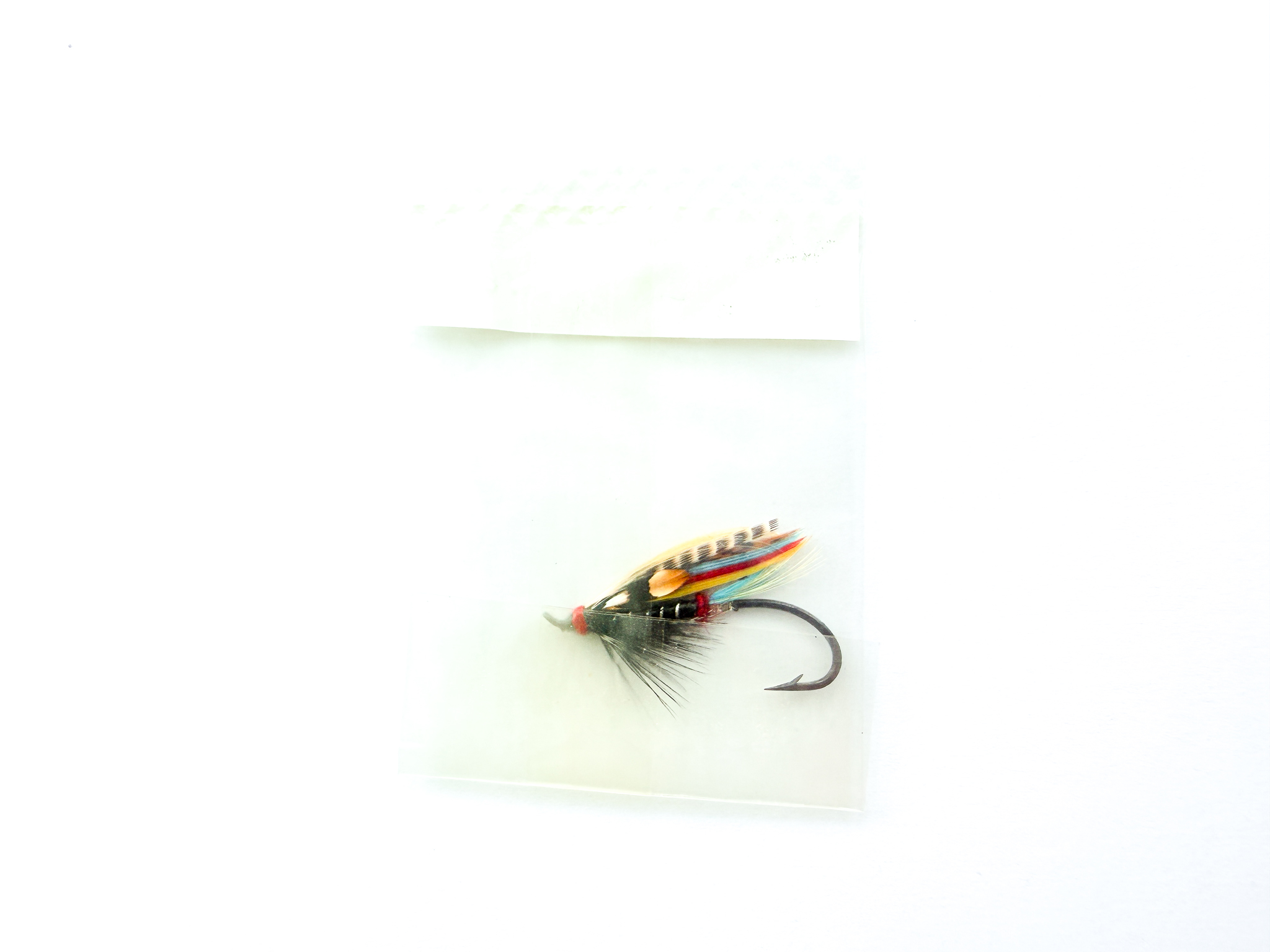 Hardy of Alnwick, Black Doctor (LW), Fully Dressed Salmon Fly 6 (Unused, c.1960s) - Image 2