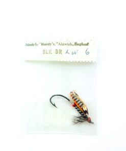 Hardy of Alnwick, Black Doctor (LW), Fully Dressed Salmon Fly 6 (Unused, c.1960s)