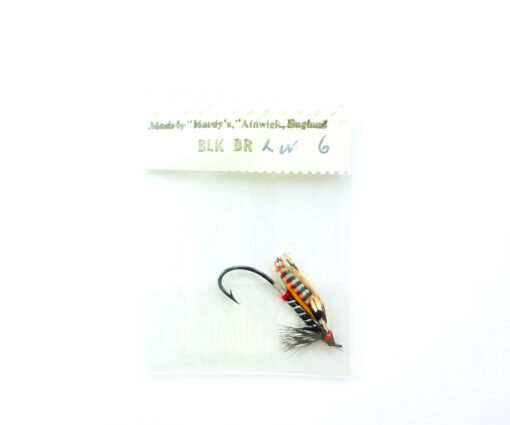Hardy of Alnwick, Black Doctor (LW), Fully Dressed Salmon Fly 6 (Unused, c.1960s)