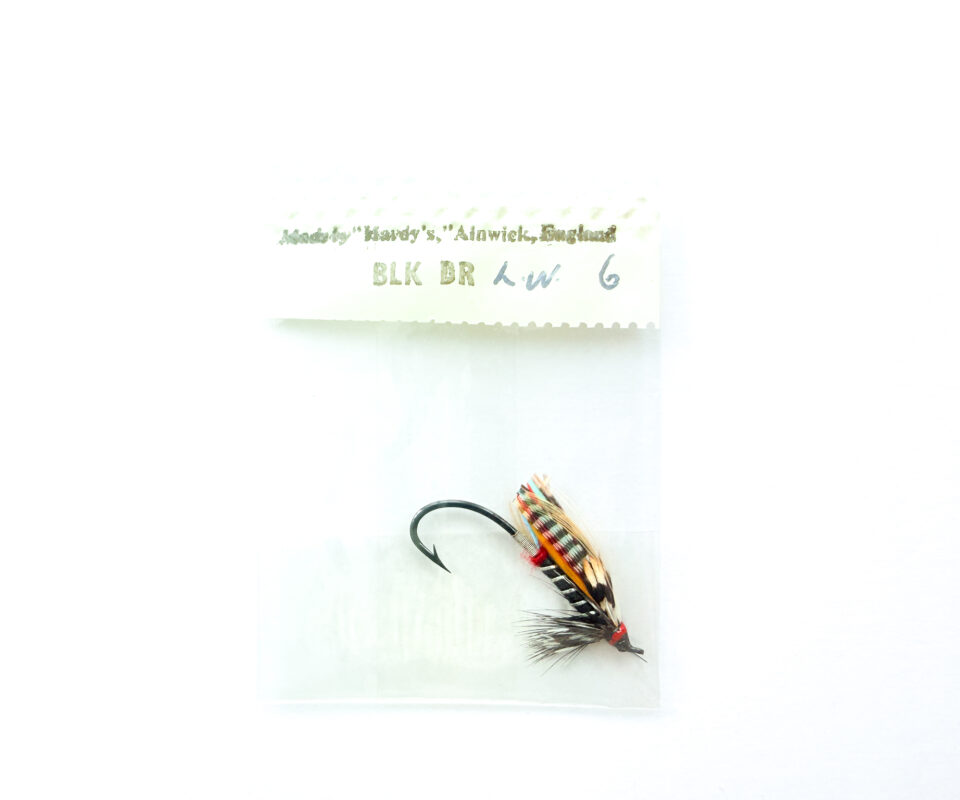Hardy of Alnwick, Black Doctor (LW), Fully Dressed Salmon Fly 6 (Unused, c.1960s)