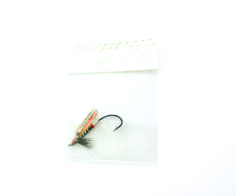 Alternative view of Hardy of Alnwick, Black Doctor (LW), Fully Dressed Salmon Fly 6 (Unused, c.1960s)