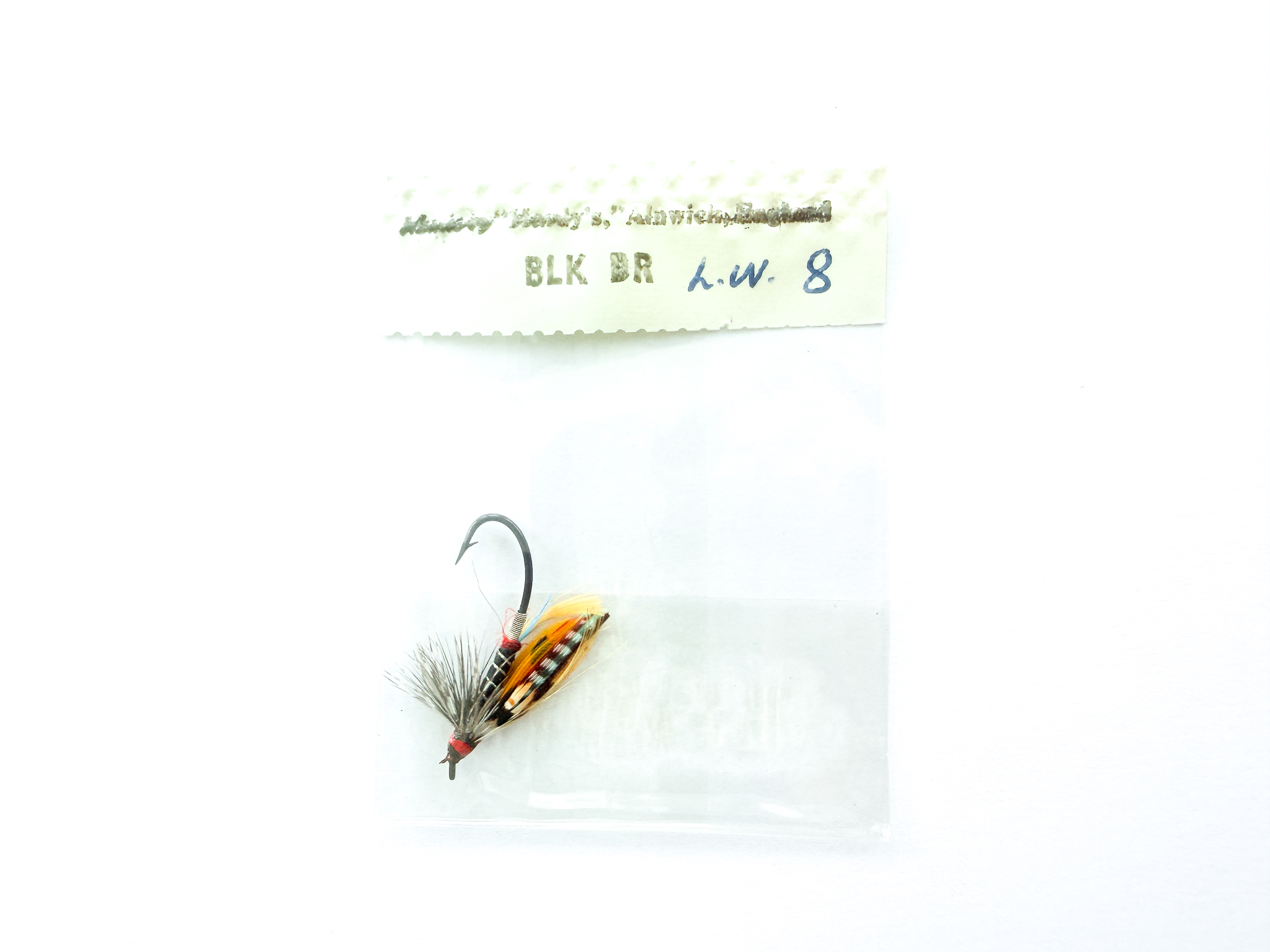 Hardy of Alnwick, Black Doctor (LW), Fully Dressed Salmon Fly 8 (Unused, c.1960s)