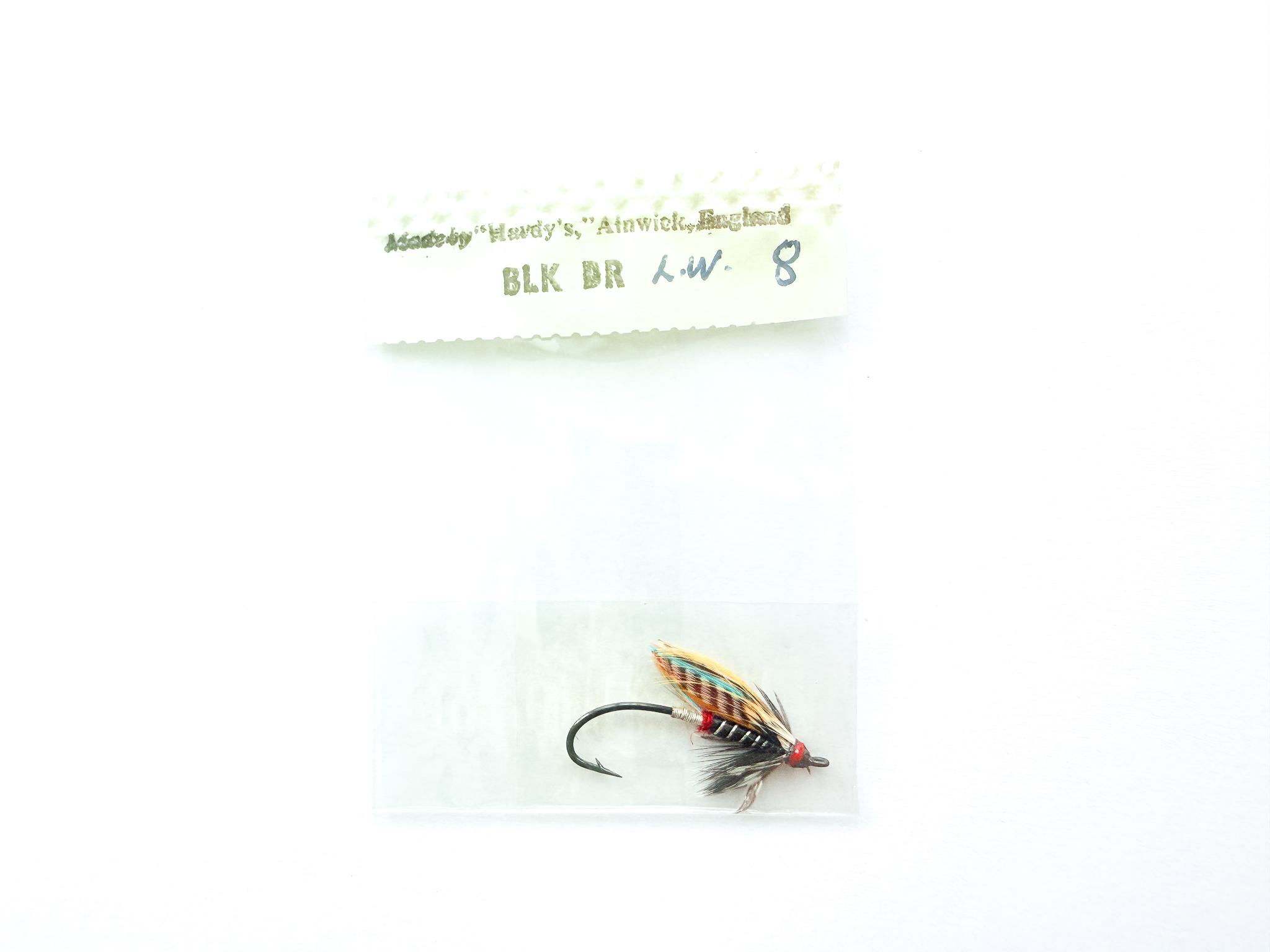 Hardy of Alnwick, Black Doctor (LW), Fully Dressed Salmon Fly 8 (Unused, c.1960s)