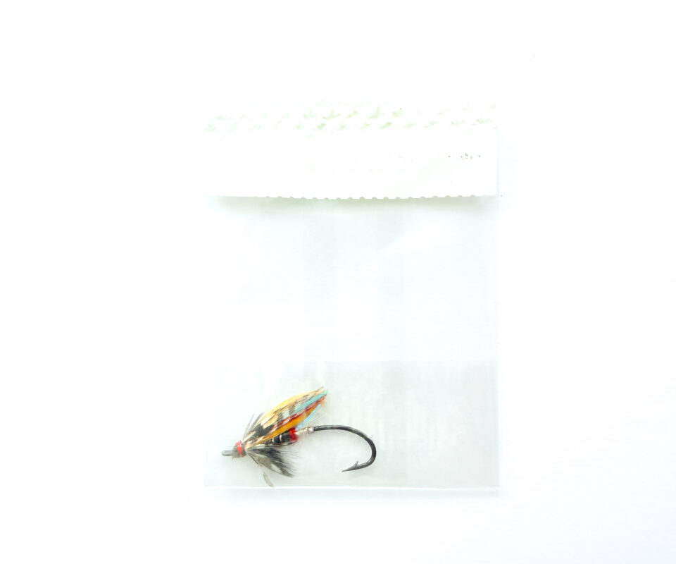 Alternative view of Hardy of Alnwick, Black Doctor (LW), Fully Dressed Salmon Fly 8 (Unused, c.1960s)