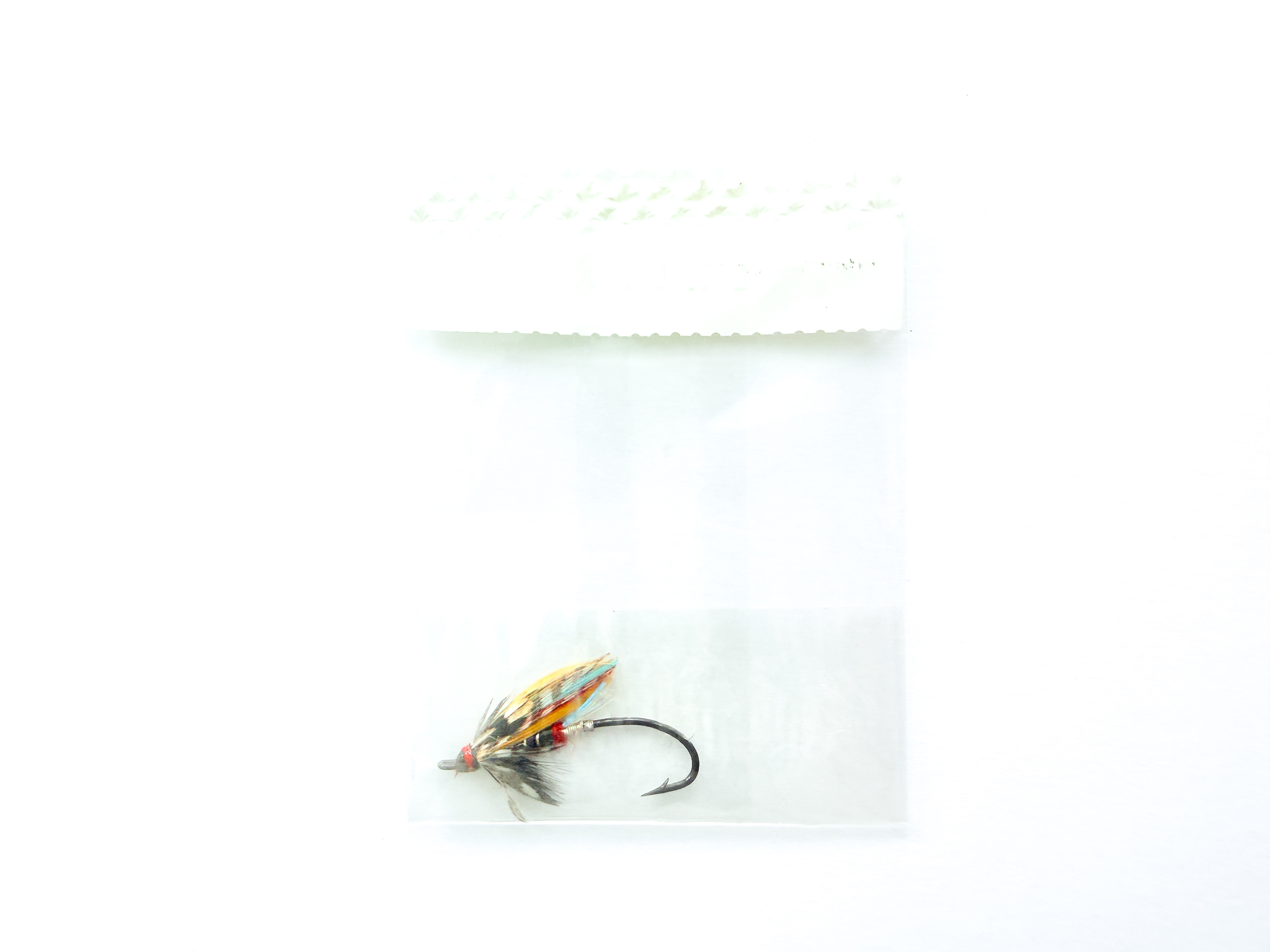 Hardy of Alnwick, Black Doctor (LW), Fully Dressed Salmon Fly 8 (Unused, c.1960s) - Image 2