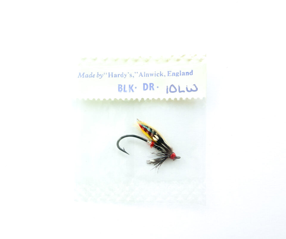 Hardy of Alnwick, Black Doctor (LW), Fully Dressed Salmon Fly 10 (Unused, c.1960s)