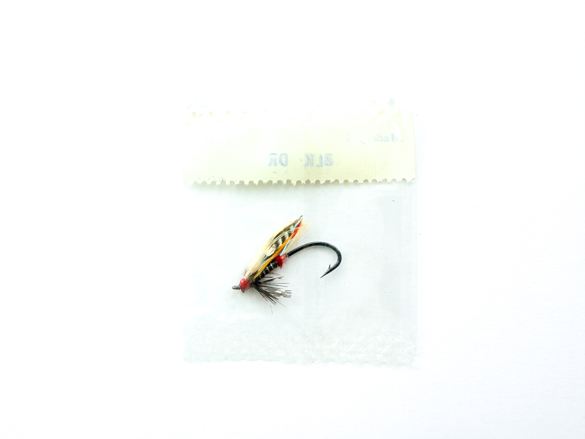 Hardy of Alnwick, Black Doctor (LW), Fully Dressed Salmon Fly 10 (Unused, c.1960s) - Image 2