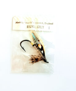 Hardy of Alnwick Silver Grey Fully Dressed Salmon Fly 1 (Unused, In Original Sealed Packet, c.1960s)