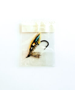 Alternative view of Hardy of Alnwick Silver Grey Fully Dressed Salmon Fly 1 (Unused, In Original Sealed Packet, c.1960s)