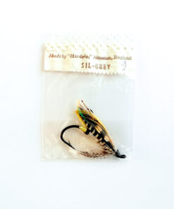 Hardy of Alnwick Silver Grey Fully Dressed Salmon Fly 2 (Unused, In Original Sealed Packet, c.1960s)