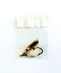 Alternative view of Hardy of Alnwick Silver Grey Fully Dressed Salmon Fly 2 (Unused, In Original Sealed Packet, c.1960s)