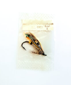 Hardy of Alnwick Silver Grey Fully Dressed Salmon Fly 2 (Unused, In Original Sealed Packet, c.1960s)