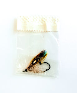 Alternative view of Hardy of Alnwick Silver Grey Fully Dressed Salmon Fly 4 (Unused, In Original Sealed Packet, c.1960s)