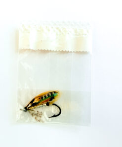 Alternative view of Hardy of Alnwick Silver Grey Fully Dressed Salmon Fly 6 (Unused, In Original Sealed Packet, c.1960s)