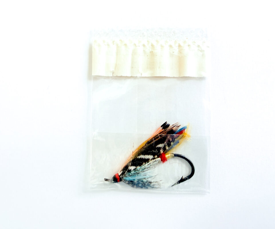 Alternative view of Hardy of Alnwick Silver Doctor Fully Dressed Salmon Fly 2 (Unused, In Original Sealed Packet, c.1960s)