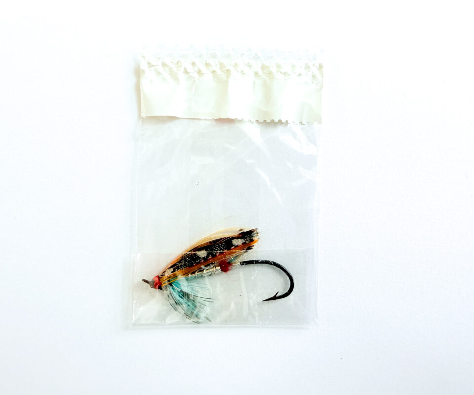 Alternative view of Hardy of Alnwick Silver Doctor (LW) Fully Dressed Salmon Fly 4 (Unused, In Original Sealed Packet, c.1960s)