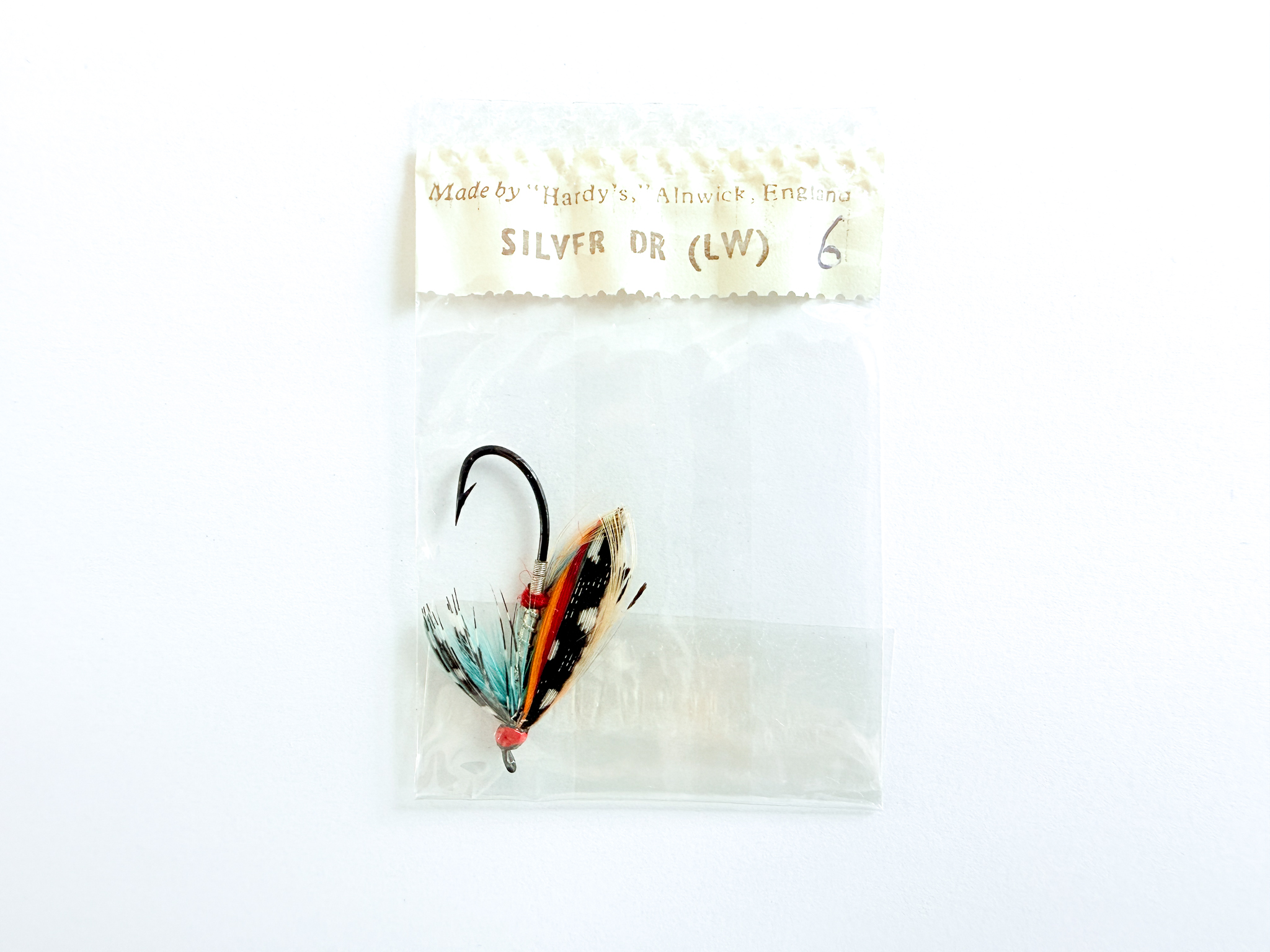 Hardy of Alnwick Silver Doctor (LW) Fully Dressed Salmon Fly 6 (Unused, In Original Sealed Packet, c.1960s)