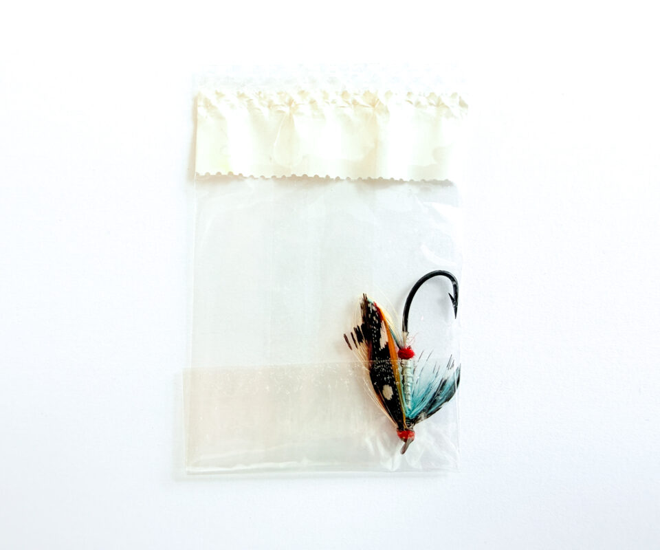 Alternative view of Hardy of Alnwick Silver Doctor (LW) Fully Dressed Salmon Fly 6 (Unused, In Original Sealed Packet, c.1960s)