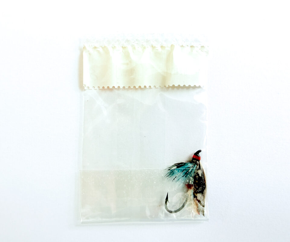 Alternative view of Hardy of Alnwick Silver Doctor (LW) Fully Dressed Salmon Fly 8 (Unused, In Original Sealed Packet, c.1960s)