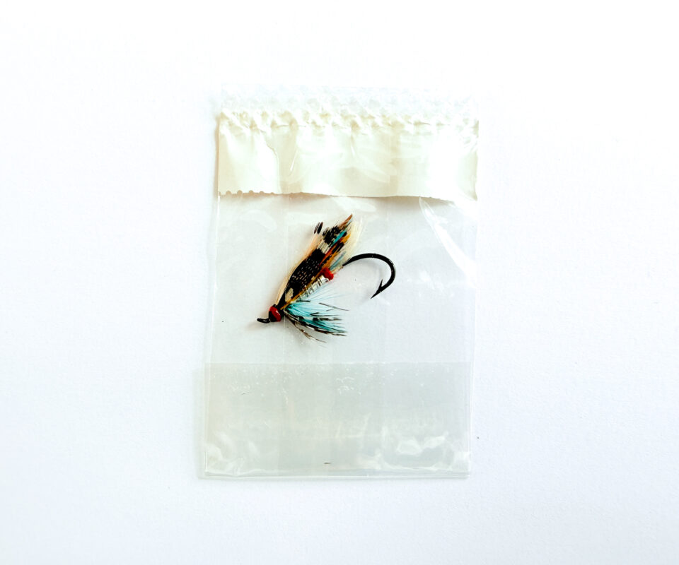 Alternative view of Hardy of Alnwick Silver Doctor (LW) Fully Dressed Salmon Fly 8 (Unused, In Original Sealed Packet, c.1960s)