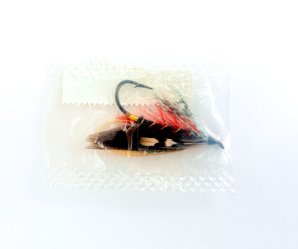 Alternative view of Hardy of Alnwick Thunder & Lightning Fully Dressed Salmon Fly 1/0 (Unused, In Original Sealed Packet, c.1960s)