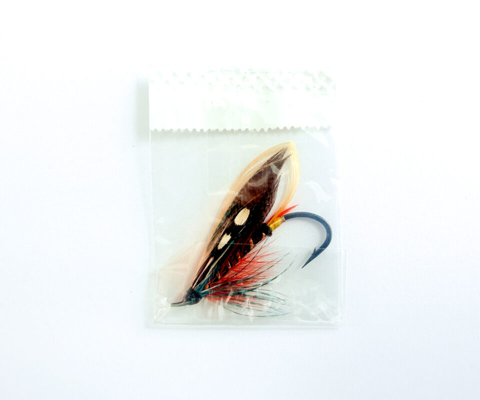 Alternative view of Hardy of Alnwick Thunder & Lightning Fully Dressed Salmon Fly 1/0 (Unused, In Original Sealed Packet, c.1960s)