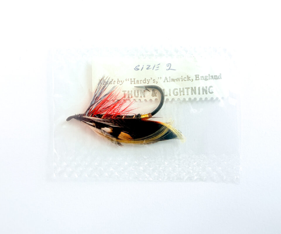 Hardy of Alnwick Thunder & Lightning Fully Dressed Salmon Fly 2 (Unused, In Original Sealed Packet, c.1960s)
