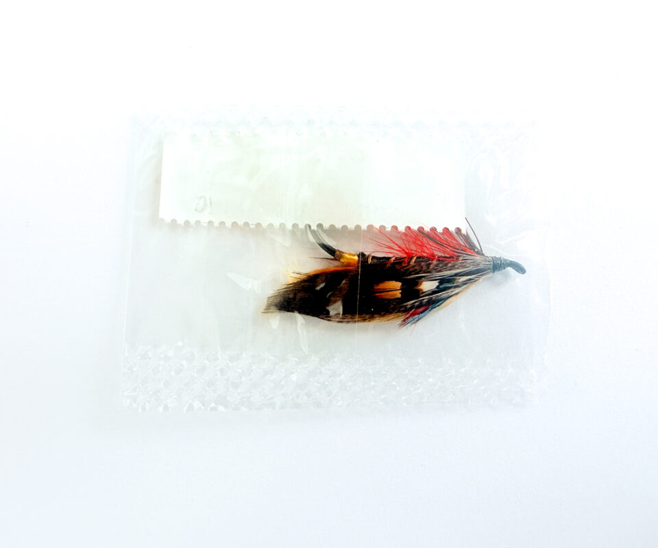 Alternative view of Hardy of Alnwick Thunder & Lightning Fully Dressed Salmon Fly 2 (Unused, In Original Sealed Packet, c.1960s)