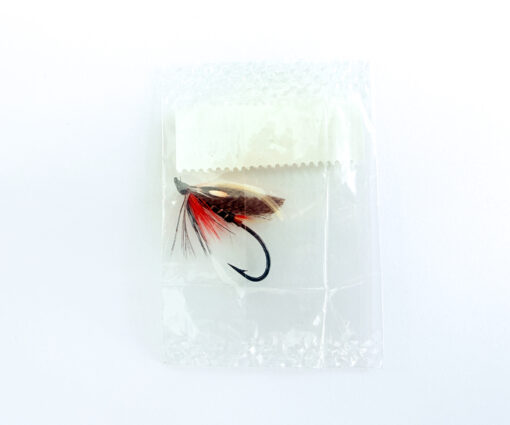 Alternative view of Hardy of Alnwick Thunder & Lightning (LW) Fully Dressed Salmon Fly 6 (Unused, In Original Sealed Packet, c.1960s)