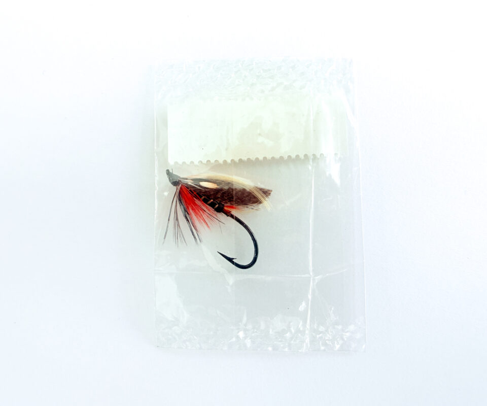 Alternative view of Hardy of Alnwick Thunder & Lightning (LW) Fully Dressed Salmon Fly 6 (Unused, In Original Sealed Packet, c.1960s)